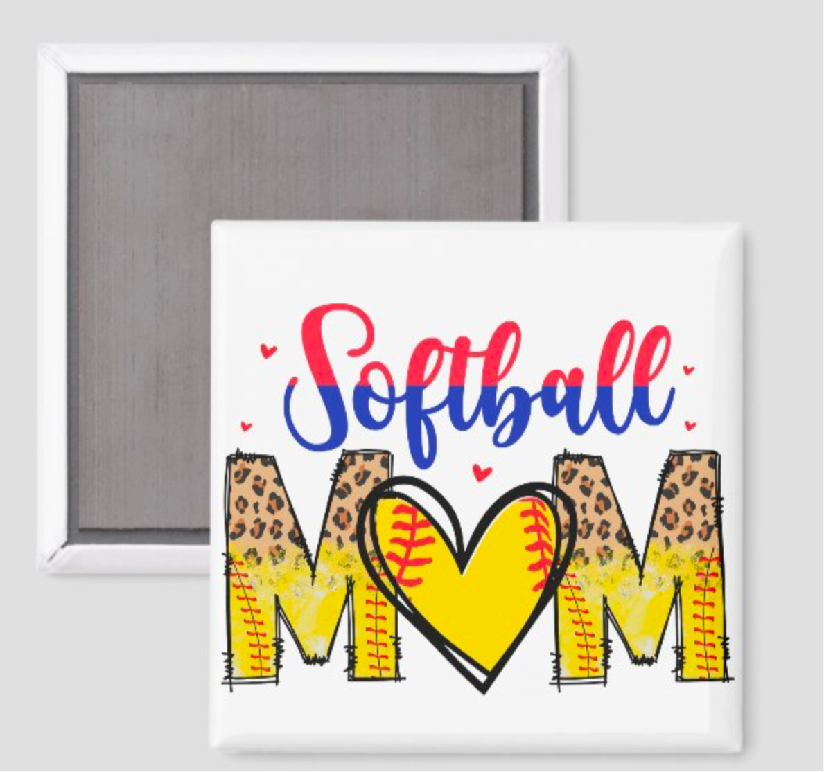 Softball Mom Red White & Blue