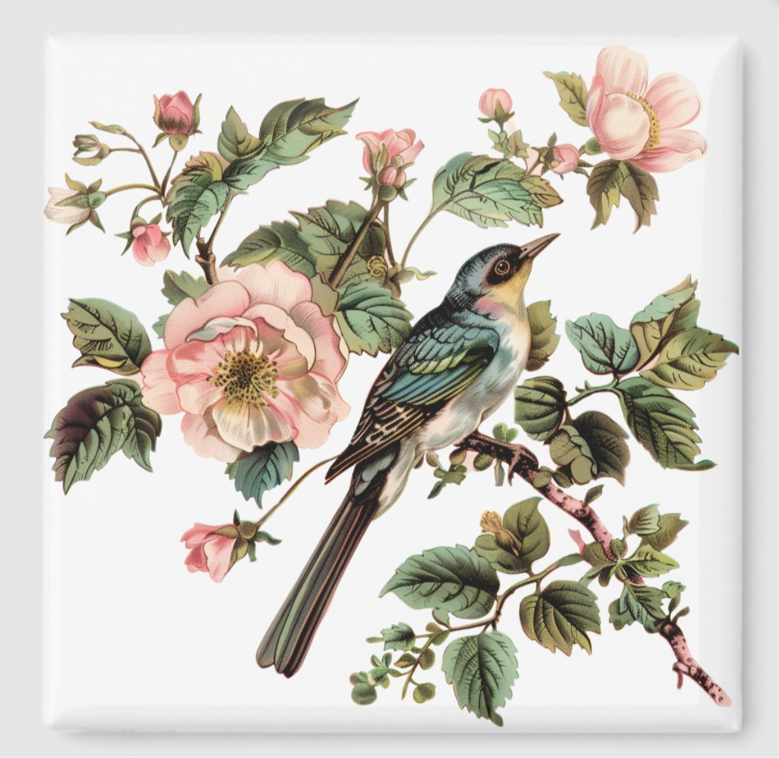 Sweet Birds & Flowers (Set of Three)