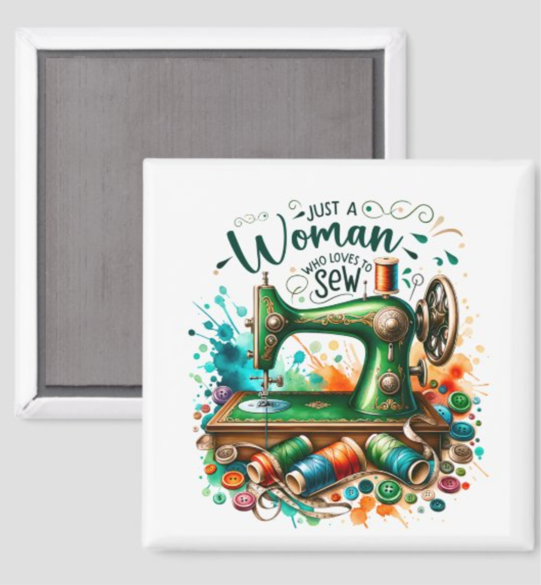 A Women Who Loves To Sew
