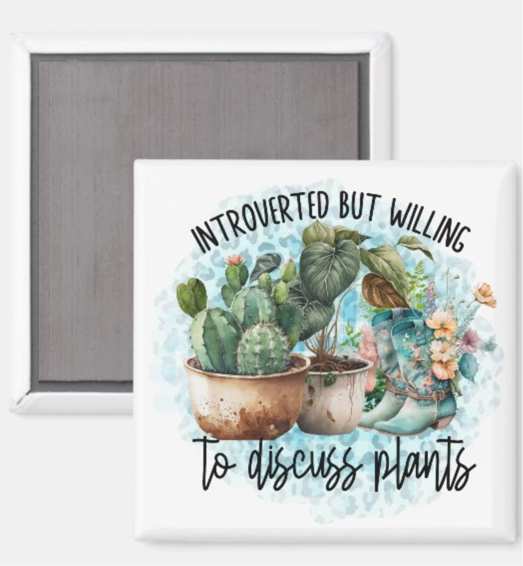 Introvert Willing to Talk Plants