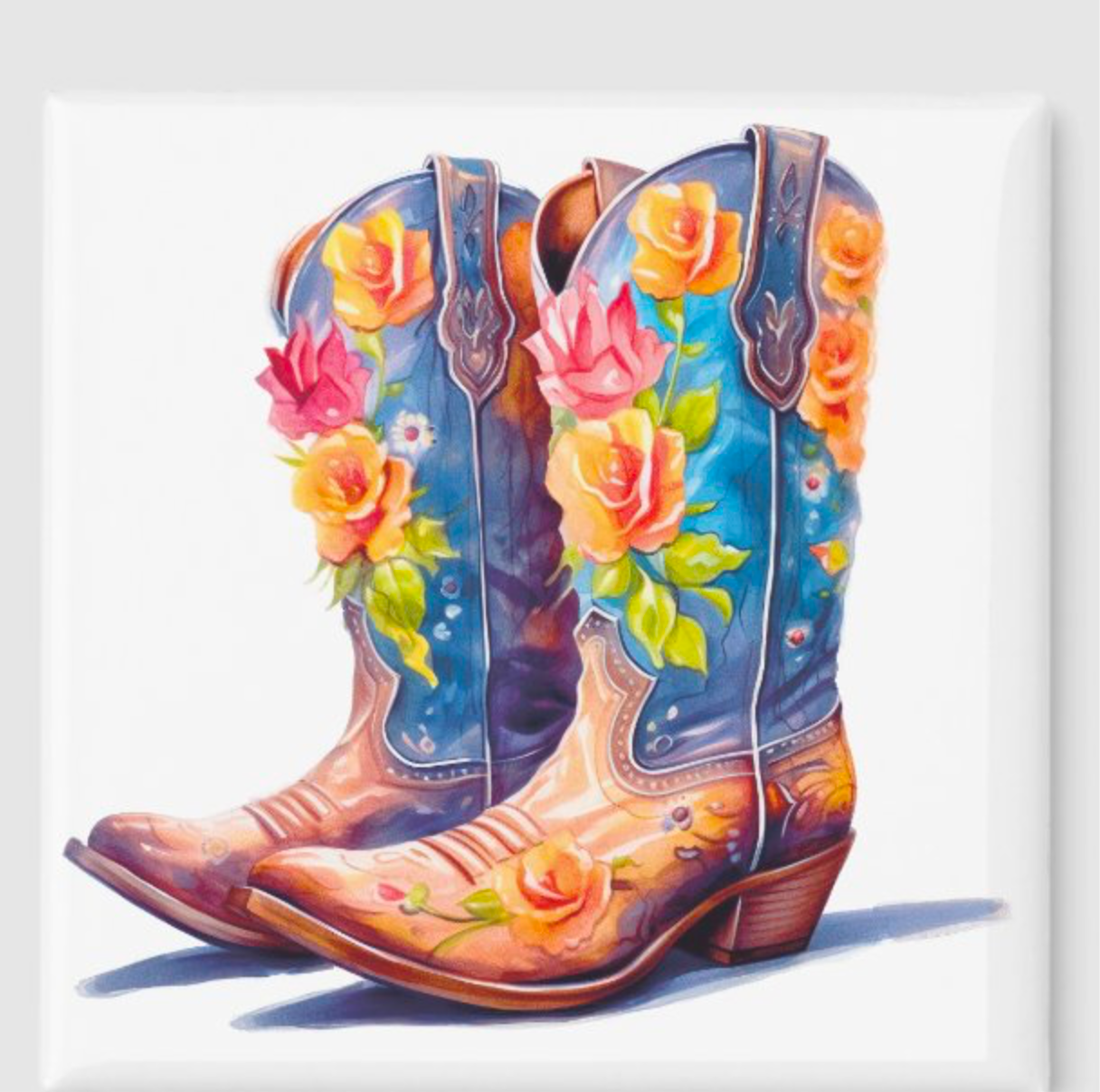 Cowboy Boots & Flowers