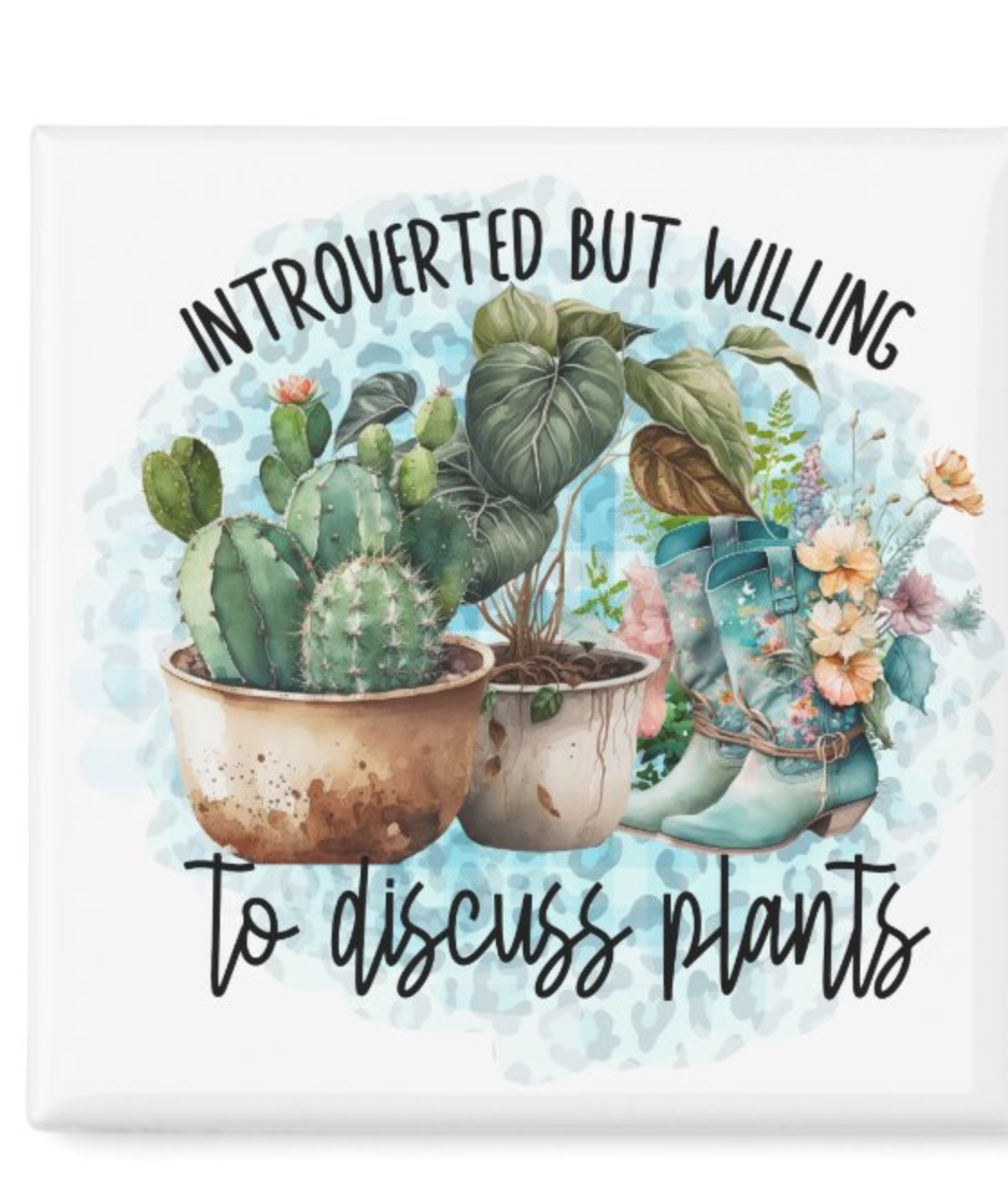 Introvert Willing to Talk Plants