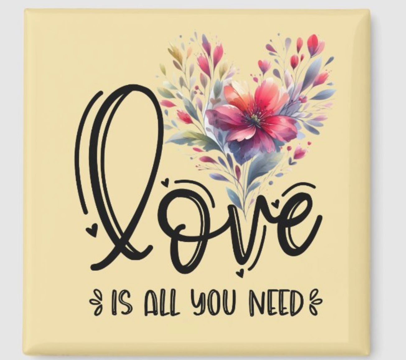 Love is All You Need Kit (Includes a 6x6 Acrylic Frame)