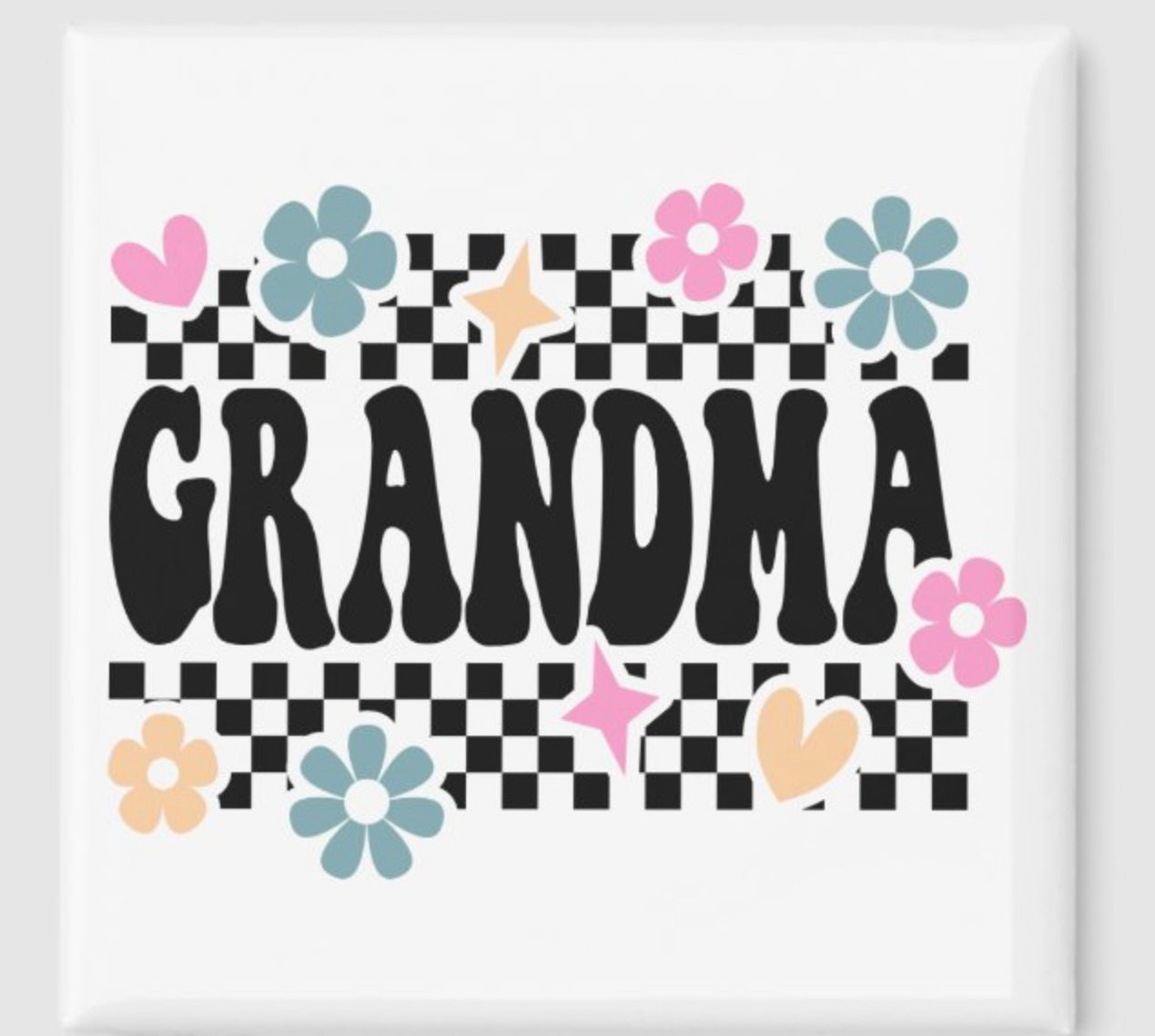 Grandma Checker Flowers