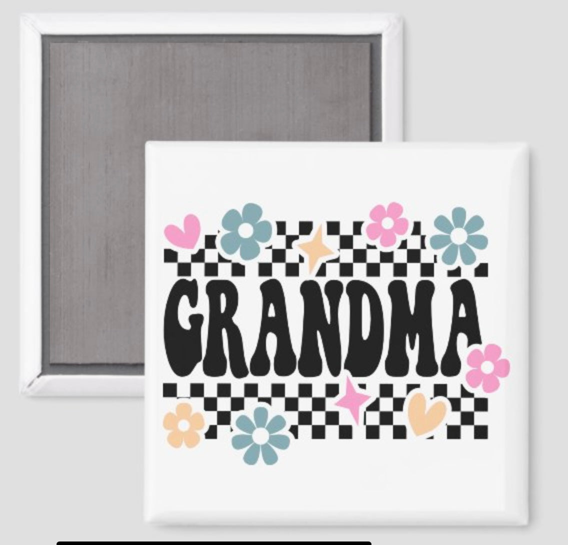 Grandma Checker Flowers