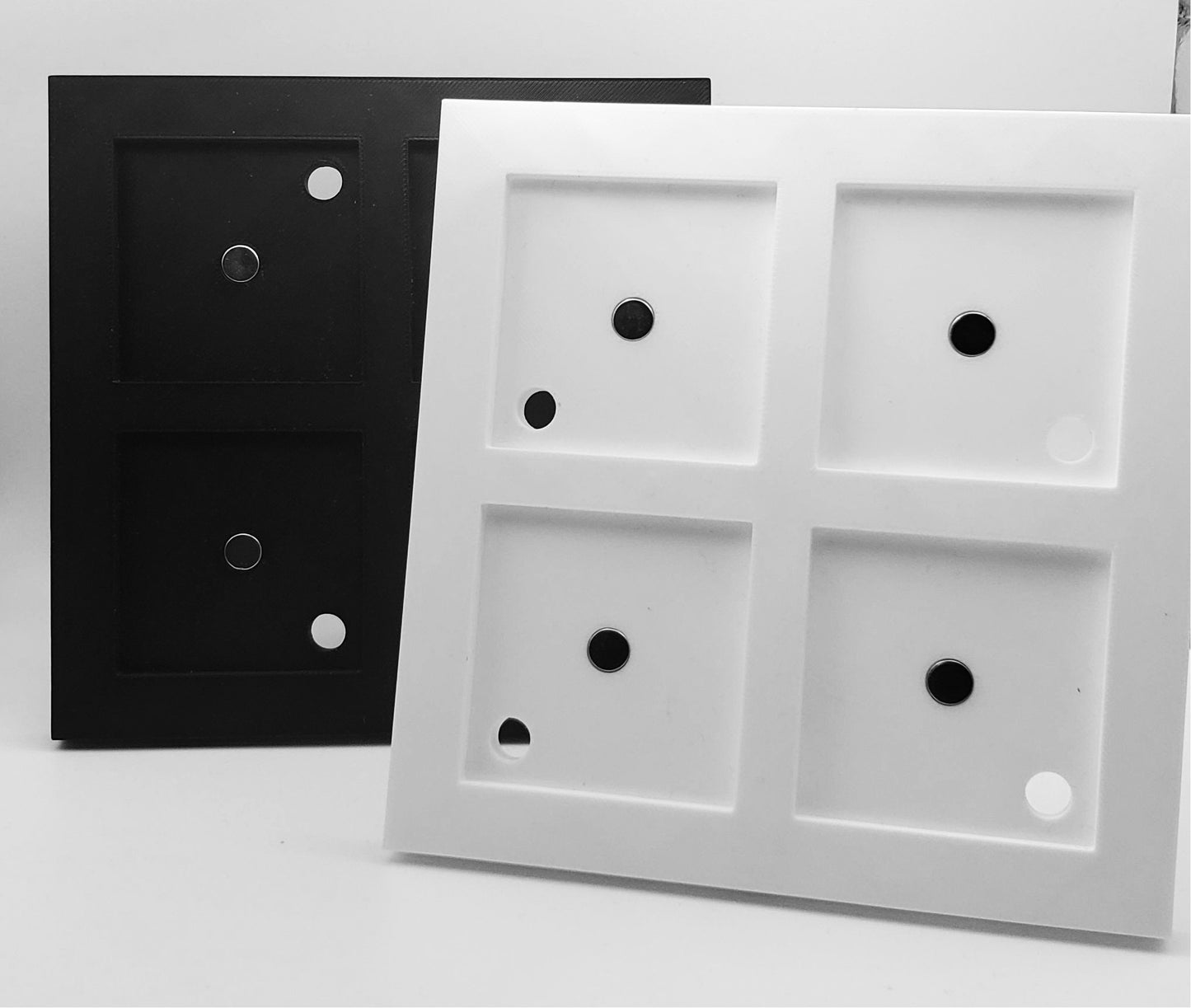 Magnetic Acrylic Frame (6x6 Black or White)