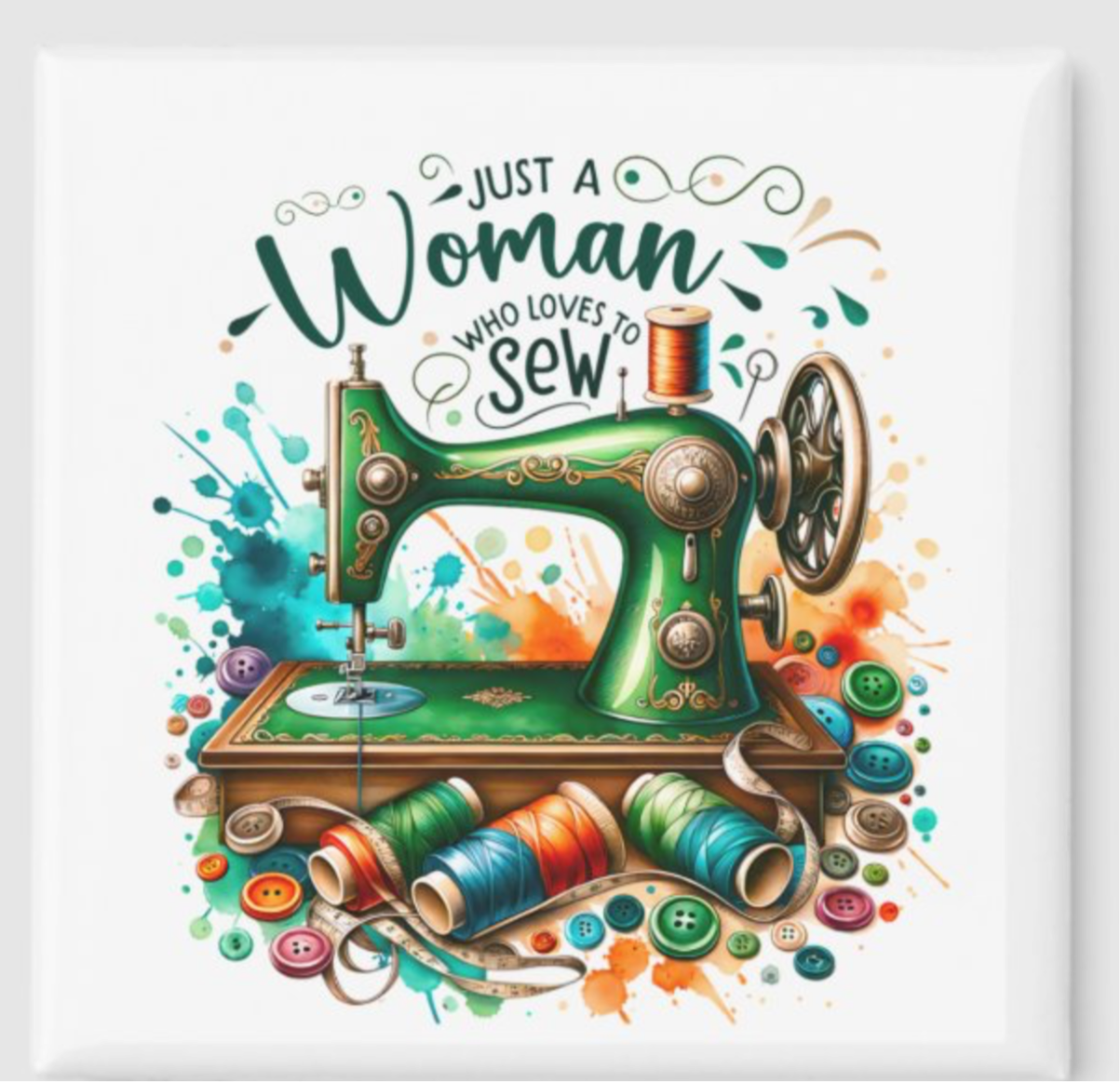 A Women Who Loves To Sew