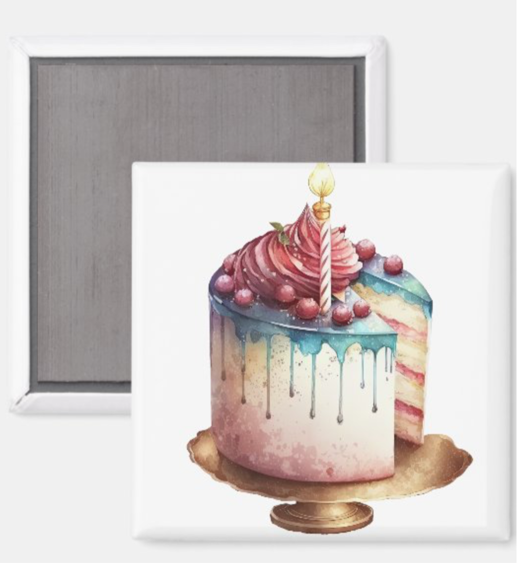 Birthday Cake & Candle