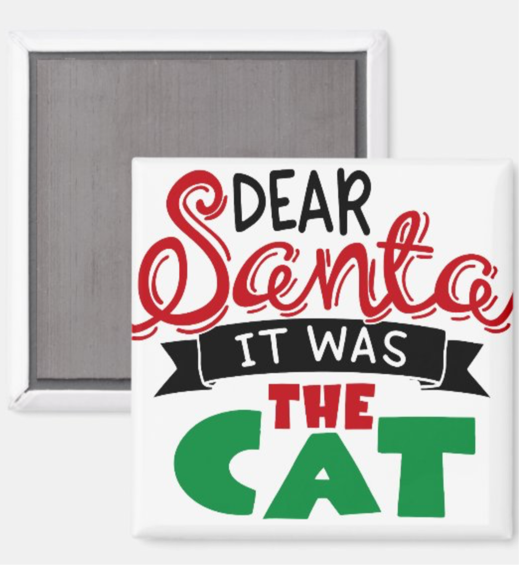 Dear Santa It Was the Cat