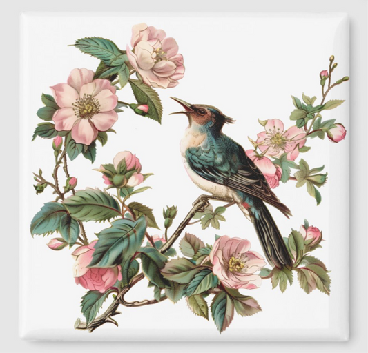 Sweet Birds & Flowers (Set of Three)